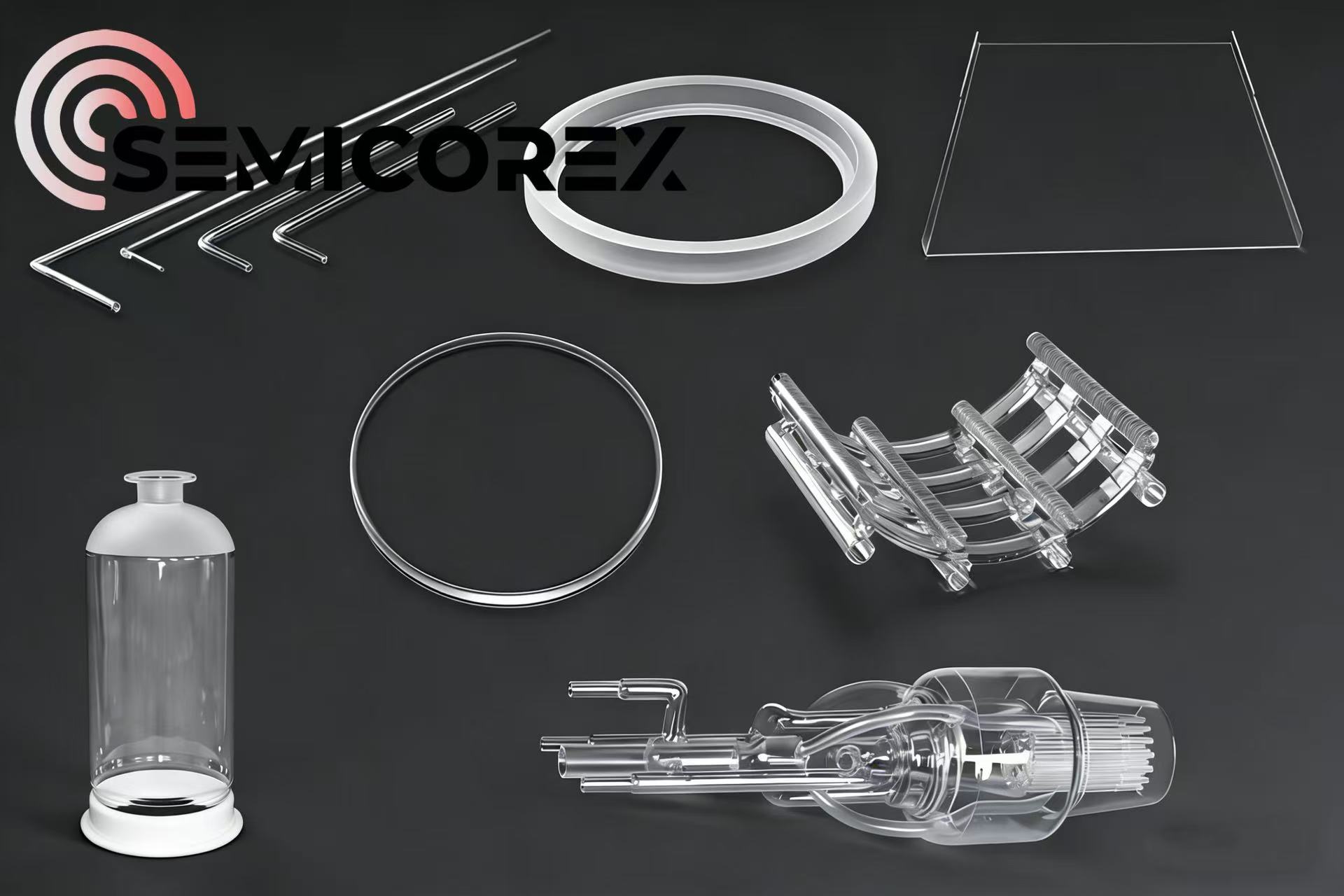 பொதுவான செமிகண்டக்டர் குவார்ட்ஸ் கூறுகள் மற்றும் பயன்பாடுகள்