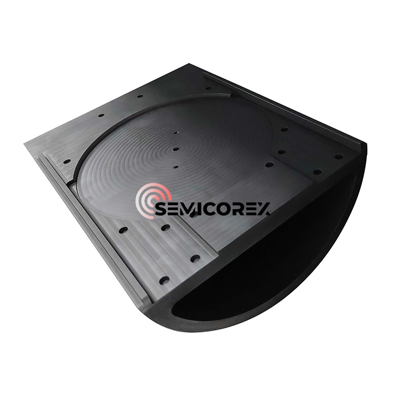 SiC பூசப்பட்ட ஹாஃப்மூன் பாகங்கள்