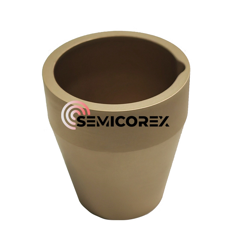 TaC பூசப்பட்ட கிராஃபைட் க்ரூசிபிள்